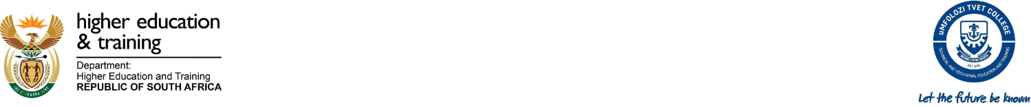 uMfolozi TVET College logo